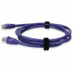 AddOn ADD-10FCAT6XO-PE 10ft RJ-45 (Male) to RJ-45 (Male) Purple Microboot, Snagless Cat6 Crossover UTP PVC Copper Patch Cable