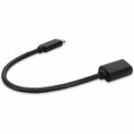 AddOn USBC2USB3MF1F 1ft USB-C Male to USB 3.0 (A) Female Black Cable