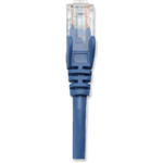 Manhattan 319829 Network Patch Cable, Cat5e, 5m, Blue, CCA, U/UTP, PVC, RJ45, Gold Plated Contacts, Snagless, Booted, Lifetime Warranty, Polybag