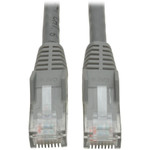 Tripp Lite N201-005-GY Cat6 Gigabit Snagless Molded (UTP) Ethernet Cable (RJ45 M/M) PoE Gray 5 ft. (1.52 m)