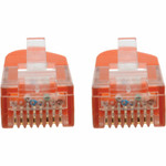 Tripp Lite N200-100-OR Cat6 Gigabit Molded (UTP) Ethernet Cable (RJ45 M/M) PoE Orange 100 ft. (30.5 m)