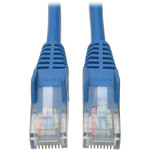 Tripp Lite N001-015-BL Cat5e 350 MHz Snagless Molded (UTP) Ethernet Cable (RJ45 M/M) PoE Blue 15 ft. (4.57 m)