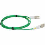 AddOn ADD-LC-LC-5M6MMF-GN 5m LC (Male) to LC (Male) Green OM1 Duplex Fiber OFNR (Riser-Rated) Patch Cable