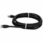 AddOn ADD-3FCAT6S-BK 3ft RJ-45 (Male) to RJ-45 (Male) Black Cat6 Straight STP PVC Copper Patch Cable