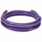 AddOn ADD-18FCAT6S-PE 18ft RJ-45 (Male) to RJ-45 (Male) Purple Cat6 Straight Shielded Twisted Pair PVC Copper Patch Cable