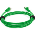 AddOn ADD-7FCAT6-GN-TAA 7ft RJ-45 (Male) to RJ-45 (Male) Green Cat6 Straight UTP PVC Copper Patch Cable