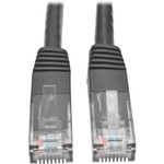 Tripp Lite N200-015-BK Cat6 Gigabit Molded (UTP) Ethernet Cable (RJ45 M/M) PoE Black 15 ft. (4.57 m)