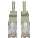 Tripp Lite N002-014-GY Cat5e 350 MHz Molded (UTP) Ethernet Cable (RJ45 M/M) PoE Gray 14 ft. (4.27 m)