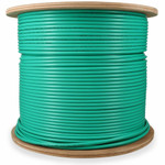 AddOn ADD-CAT6A1KSP-GN 1000ft Non-Terminated Green Cat6A STP Plenum-Rated Copper Patch Cable