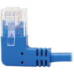 Tripp Lite N204-S10-BL-LA Left-Angle Cat6 Gigabit Molded Slim UTP Ethernet Cable (RJ45 Left-Angle M to RJ45 M) Blue 10 ft. (3.05 m)