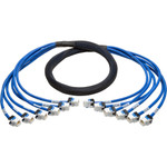 Tripp Lite N261-010-6FF-BL Cat6a 10G Pre-Terminated Copper Trunk Assembly (6x RJ45 F/F) Blue 10 ft. (3.05 m)