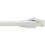 Tripp Lite N272-020-WH Cat8 25G/40G Certified Snagless Shielded S/FTP Ethernet Cable (RJ45 M/M) PoE White 20 ft. (6.09 m)