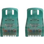 Tripp Lite N261-100-AQ Cat6a 10G Snagless Molded UTP Ethernet Cable (RJ45 M/M), PoE, Aqua, 100 ft. (30.5 m)