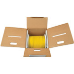 Tripp Lite N222-01K-YW Cat6 Gigabit Solid Core UTP PVC Bulk Ethernet Cable Yellow 1000 ft. (304.8 m) TAA