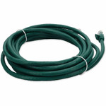 AddOn ADD-30FCAT6A-GN 30ft RJ-45 (Male) to RJ-45 (Male) Straight Green Cat6A UTP PVC Copper Patch Cable