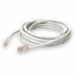 AddOn ADD-4FCAT6NB-WE 4ft RJ-45 (Male) to RJ-45 (Male) White Cat6 UTP PVC Copper Patch Cable