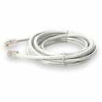 AddOn ADD-4FCAT6NB-WE 4ft RJ-45 (Male) to RJ-45 (Male) White Cat6 UTP PVC Copper Patch Cable