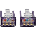 Tripp Lite N201-006-PU Cat6 Gigabit Snagless Molded (UTP) Ethernet Cable (RJ45 M/M) PoE Purple 6 ft. (1.83 m)