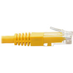 Tripp Lite N200-005-YW Cat6 Gigabit Molded (UTP) Ethernet Cable (RJ45 M/M) PoE Yellow 5 ft. (1.52 m)