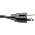 Tripp Lite Desktop Computer Power Cable NEMA 5-15P to C13 10A 125V 18 AWG 12 ft. (3.66 m) Black