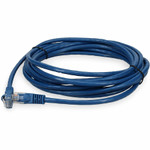 AddOn ADD-20FCAT5E-BE 20ft RJ-45 (Male) to RJ-45 (Male) Straight Blue Cat5e UTP PVC Copper Patch Cable