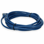 AddOn ADD-20FCAT5E-BE 20ft RJ-45 (Male) to RJ-45 (Male) Straight Blue Cat5e UTP PVC Copper Patch Cable