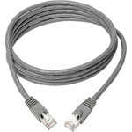 Tripp Lite N262-007-GY Cat6a Snagless Shielded STP Network Patch Cable 10G Certified, PoE, Gray RJ45 M/M 7ft 7'