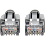 Tripp Lite N262-007-GY Cat6a Snagless Shielded STP Network Patch Cable 10G Certified, PoE, Gray RJ45 M/M 7ft 7'