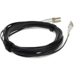 AddOn ADD-LC-LC-1M5OM4-BK 1m LC (Male) to LC (Male) Black OM4 Duplex Fiber OFNR (Riser-Rated) Patch Cable