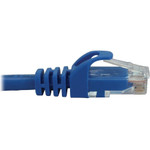 Tripp Lite N261-100-BL Cat6a 10G Snagless Molded UTP Ethernet Cable (RJ45 M/M), PoE, Blue, 100 ft. (30.5 m)