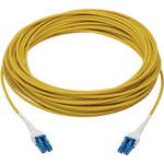 Tripp Lite N370-15M-AR 100G Duplex Singlemode 9/125 OS2 Armored Fiber Optic Cable (LC/LC Duplex M/M) LSZH Yellow 15 m (49.2 ft.)