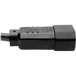 Tripp Lite PDU Power Cord C13 to C14 13A 250V 16 AWG 2 ft. (0.61 m) Black