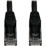 Tripp Lite N261-002-BK Cat6a 10G Snagless Molded UTP Ethernet Cable (RJ45 M/M), PoE, Black, 2 ft. (0.6 m)