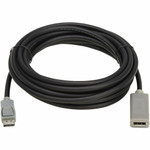 Tripp Lite P579-020-4K6 DisplayPort Extension Cable with Active Repeater and Latching Connector (M/F) 4K 60 Hz HDR 4:4:4 HDCP 2.2 20 ft. (6.1 m) TAA