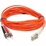 AddOn ADD-ST-LC-7M6MMF 7m LC (Male) to ST (Male) Orange OM1 Duplex Fiber OFNR (Riser-Rated) Patch Cable