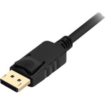 SIIG CB-DP1R12-S1 DisplayPort 1.2 to HDMI 10ft Cable 4K/30Hz