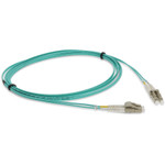 AddOn ADD-LC-LC-2M5OM4LZ 2m LC (Male) to LC (Male) Straight Aqua OM4 Duplex LSZH Fiber Patch Cable