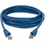 AddOn ADD-14FCAT6ASTP-BE 14ft RJ-45 (Male) to RJ-45 (Male) Blue Microboot, Snagless Cat6A STP PVC Copper Patch Cable