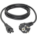 Tripp Lite European Computer Power Cord C5 to Schuko 2.5A 250V 16 AWG 6 ft. (1.83 m) Black