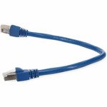 AddOn ADD-5FCAT6ASTP-BE 5ft RJ-45 (Male) to RJ-45 (Male) Blue Snagless Cat6A STP PVC Copper Patch Cable