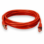 AddOn ADD-18FCAT6S-OE 18ft RJ-45 (Male) to RJ-45 (Male) Orange Cat6 Straight Shielded Twisted Pair PVC Copper Patch Cable