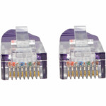 Tripp Lite N002-006-PU Cat5e 350 MHz Molded (UTP) Ethernet Cable (RJ45 M/M) PoE Purple 6 ft. (1.83 m)