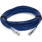 AddOn ADD-16FSLCAT6-BE 16ft RJ-45 (Male) to RJ-45 (Male) Straight Blue Cat6 UTP Copper Patch Cable