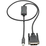 Tripp Lite P586-003-DVI Mini DisplayPort 1.2 to DVI Adapter Cable (M/M) 1080p 3 ft. (0.9 m)