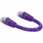 AddOn ADD-0-5FCAT6-PE 6in RJ-45 (Male) to RJ-45 (Male) Straight Purple Cat6 UTP PVC Copper Patch Cable