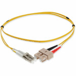 AddOn ADD-SC-LC-1M5OM4P-YW Fiber Optic Duplex Patch Network Cable