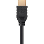 Monoprice 13775 4K No Logo High Speed HDMI Cable 3ft - CL2 In Wall Rated 18 Gbps Black