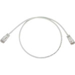 Tripp Lite N261-S05-WH Cat6a 10G Snagless Molded Slim UTP Ethernet Cable (RJ45 M/M), PoE, White, 5 ft. (1.5 m)