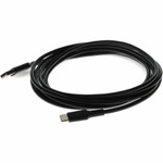 AddOn USBC2USB3MB 10ft (3m) USB-C Male to USB-A 2.0 Male Sync and Charge Cable Black