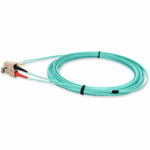 AddOn ADD-SC-LC-2M5OM4LZ 2m LC (Male) to SC (Male) Aqua OM4 Duplex Fiber LSZH Patch Cable